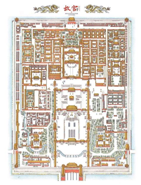 紫禁城平面圖